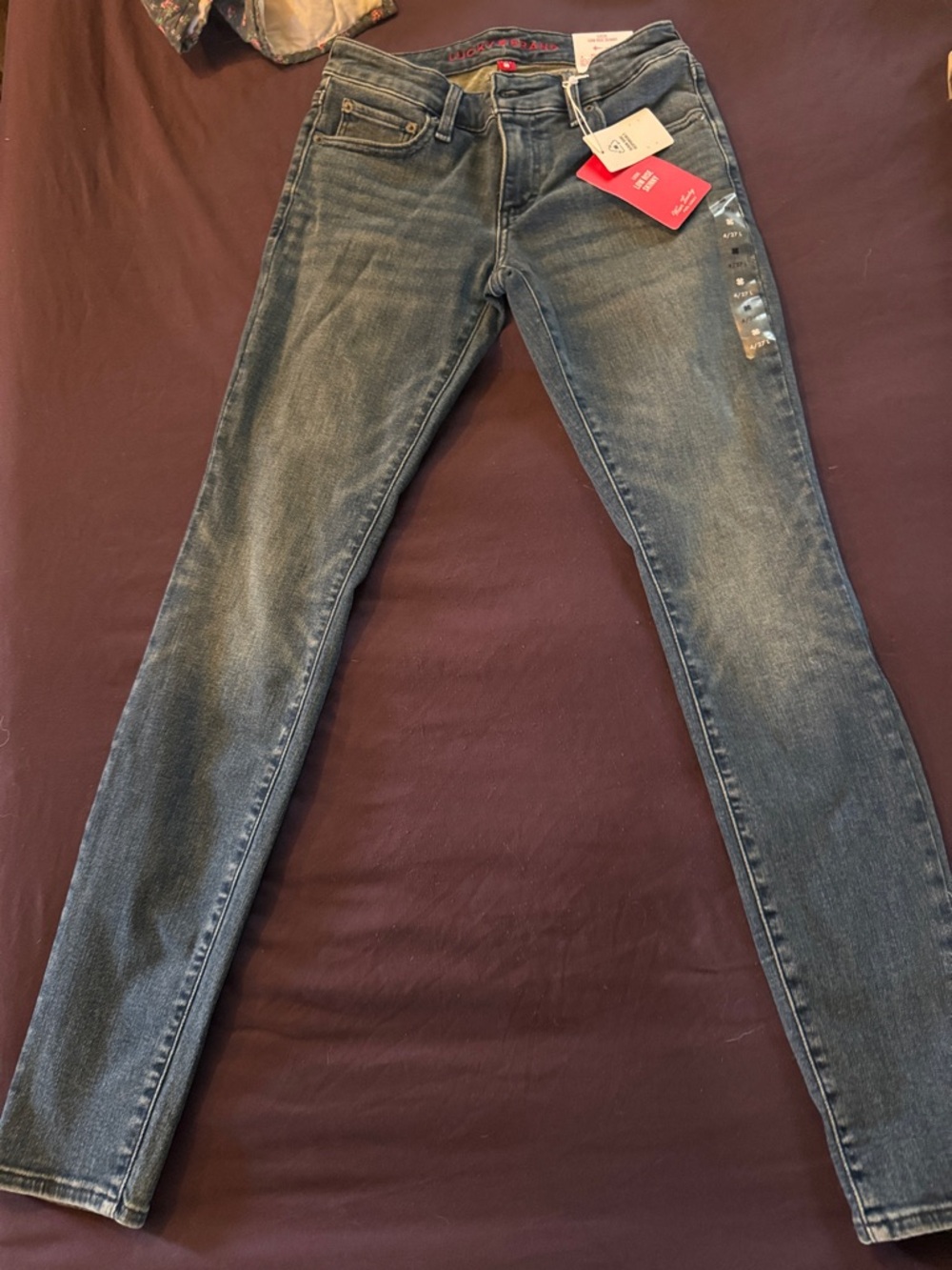 Lucky Brand Women's Faded Blue Skinny Jeans